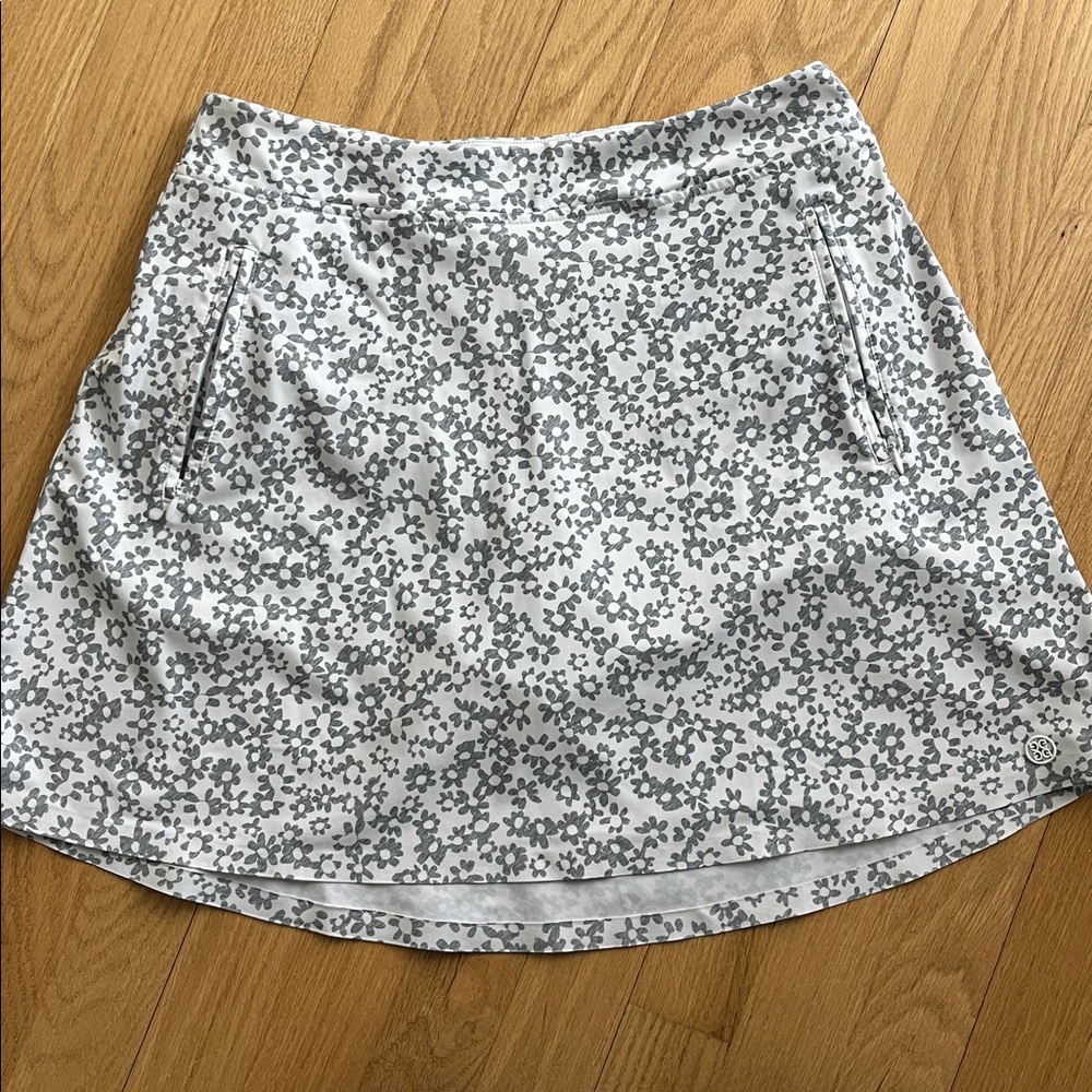 G/FORE Gray and White Patterned Skort - Picture 9 of 10